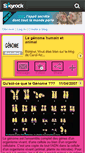 Mobile Screenshot of genome2.skyrock.com