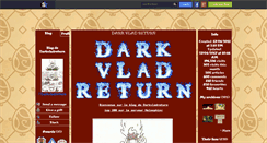 Desktop Screenshot of darkvladreturn.skyrock.com