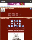 Tablet Screenshot of darkvladreturn.skyrock.com