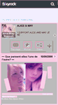 Mobile Screenshot of alice-may-support.skyrock.com