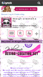 Mobile Screenshot of design-creation.skyrock.com