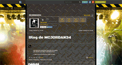 Desktop Screenshot of mcjordan34.skyrock.com