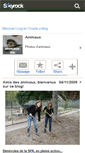 Mobile Screenshot of animaux-etc.skyrock.com