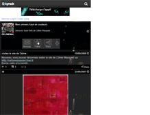 Tablet Screenshot of celinewauquier.skyrock.com