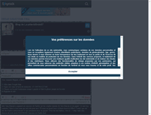 Tablet Screenshot of la-ptite-bl0nde57.skyrock.com