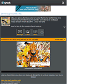 Tablet Screenshot of dbztheking.skyrock.com