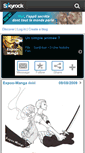 Mobile Screenshot of expoo-manga.skyrock.com