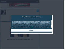 Tablet Screenshot of lise-smile.skyrock.com