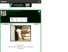 Tablet Screenshot of competition-animals.skyrock.com