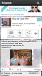 Mobile Screenshot of bebedamourpour2009.skyrock.com