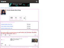 Tablet Screenshot of christiansong.skyrock.com