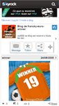Mobile Screenshot of francky-euro-winner.skyrock.com