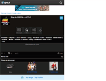 Tablet Screenshot of green-----apple.skyrock.com