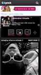 Mobile Screenshot of generation-virtuelle.skyrock.com