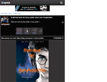 Tablet Screenshot of harrypotter7fict.skyrock.com