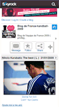 Mobile Screenshot of france-handball-2009.skyrock.com