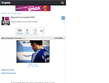 Tablet Screenshot of france-handball-2009.skyrock.com