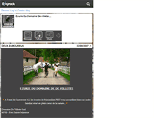 Tablet Screenshot of domainedevillette.skyrock.com