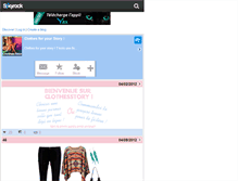 Tablet Screenshot of clothesstory.skyrock.com