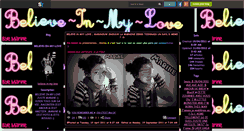 Desktop Screenshot of believe-in-my-love.skyrock.com