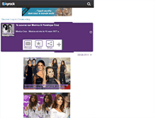 Tablet Screenshot of beautycruz.skyrock.com