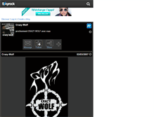Tablet Screenshot of crazy-wolf.skyrock.com