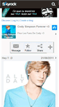 Mobile Screenshot of codysimpson-forever.skyrock.com