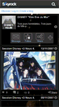 Mobile Screenshot of disney-kejm.skyrock.com