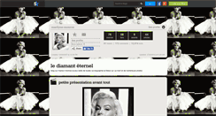 Desktop Screenshot of marilyne-monroe.skyrock.com