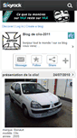Mobile Screenshot of clio-2011.skyrock.com