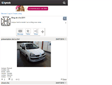 Tablet Screenshot of clio-2011.skyrock.com
