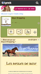 Mobile Screenshot of equixshopping.skyrock.com