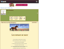 Tablet Screenshot of equixshopping.skyrock.com