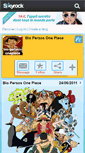 Mobile Screenshot of bio-persos-onepiece.skyrock.com