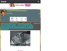 Tablet Screenshot of fashion-so-boy.skyrock.com