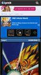 Mobile Screenshot of dbz-infinite-world.skyrock.com