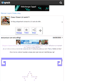 Tablet Screenshot of coeur-ocean-fan.skyrock.com