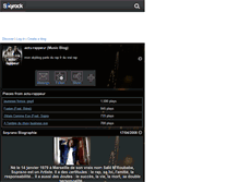 Tablet Screenshot of actu-rappeur.skyrock.com