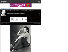 Tablet Screenshot of guillaumecanet100473.skyrock.com