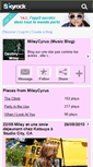 Mobile Screenshot of destiny----miley.skyrock.com