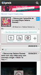 Mobile Screenshot of gomez-sel.skyrock.com
