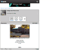 Tablet Screenshot of college-saint-pierre.skyrock.com