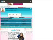 Tablet Screenshot of hannah14miley.skyrock.com