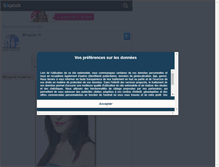 Tablet Screenshot of morganeanselme.skyrock.com