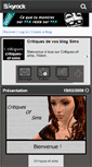Mobile Screenshot of critiques-of-sims.skyrock.com