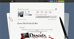 Desktop Screenshot of dracula-forever-love.skyrock.com