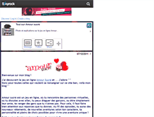 Tablet Screenshot of chibi-amour-sucre.skyrock.com