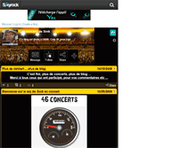 Tablet Screenshot of concertssinik.skyrock.com
