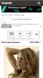 Mobile Screenshot of fascination-beaute-x.skyrock.com