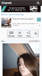 Mobile Screenshot of follie-passagere.skyrock.com